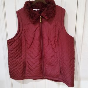 Burgundy Vest